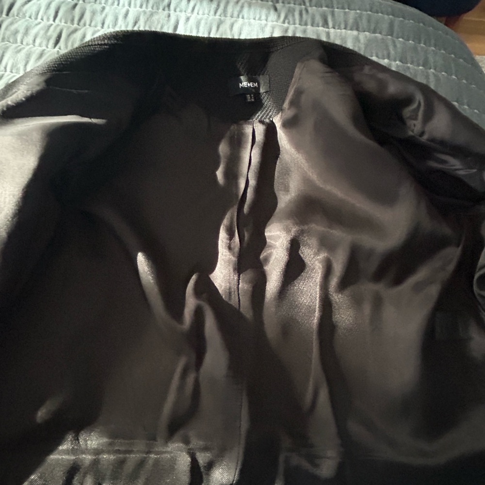 ME+EM Black Structured Cropped Blazer - Picture 8 of 9